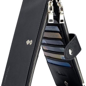 Bi-fold multi card wallet